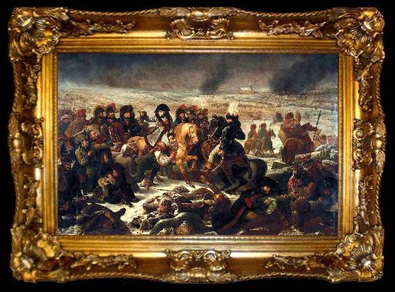 framed  antoine jean gros Napoleon in der Schlacht von Eylau, ta009-2